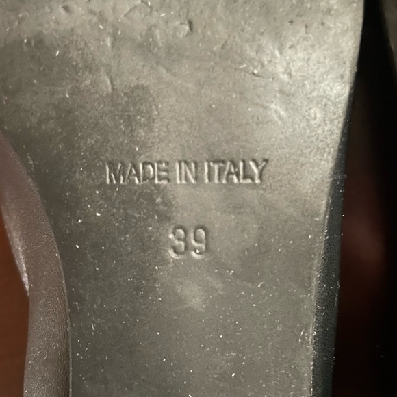 Avellini Italian leather flats with Leopard - 8.5 - Picture 5 of 6